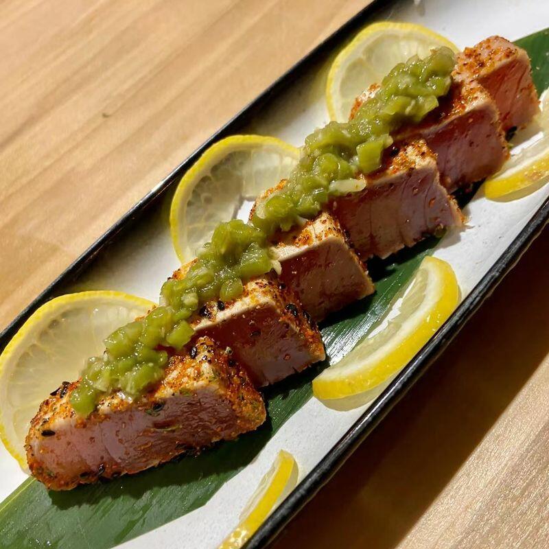 Pepper Tuna w. Fresh Wasabi